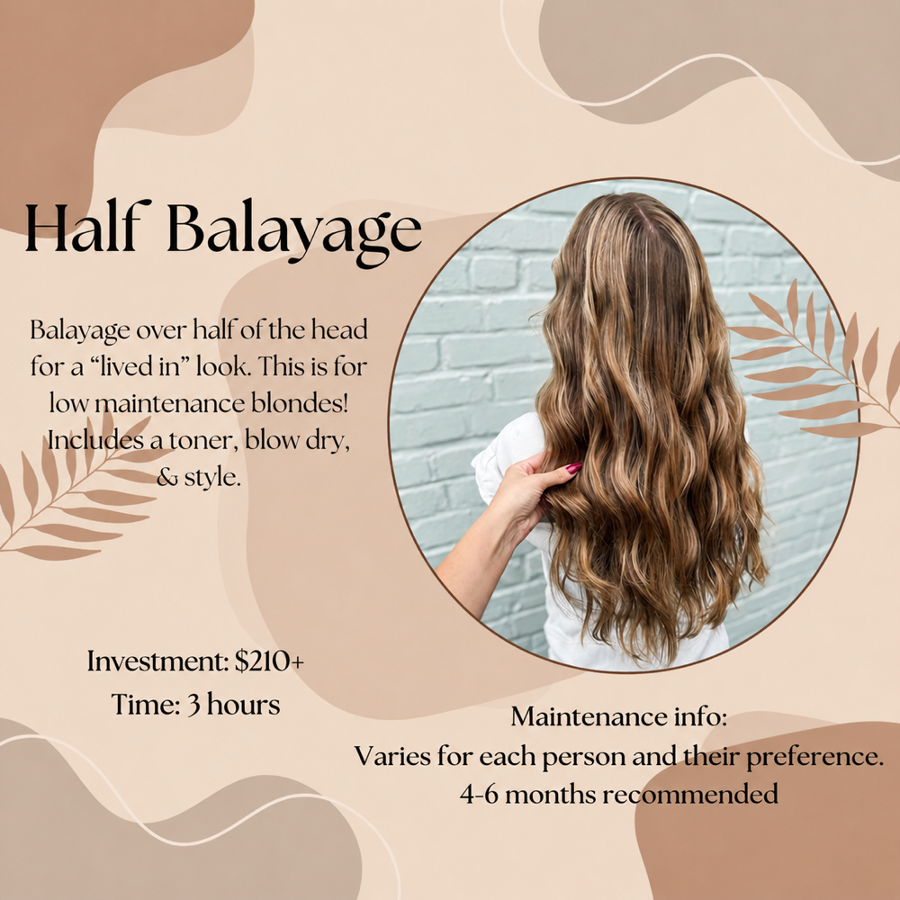 Half Balayage at Honey Hair by Lynsey in Lillington, NC