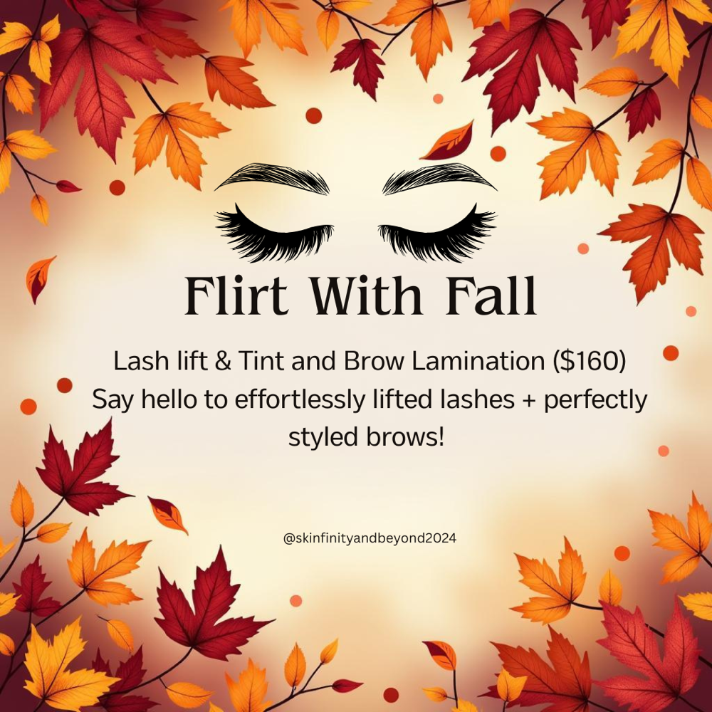 Flirt With Fall- lash Lift & Brow