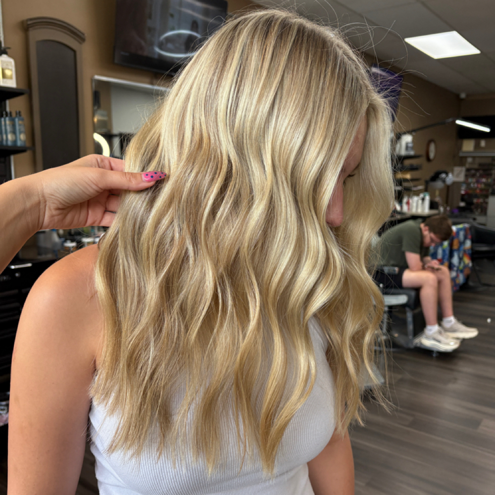 Full highlights/lowlights at TS Simone Salon in Girard, OH