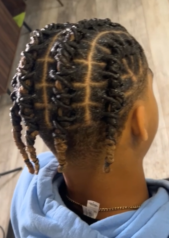 Comb Coils-Styled as Locs/Halfhead