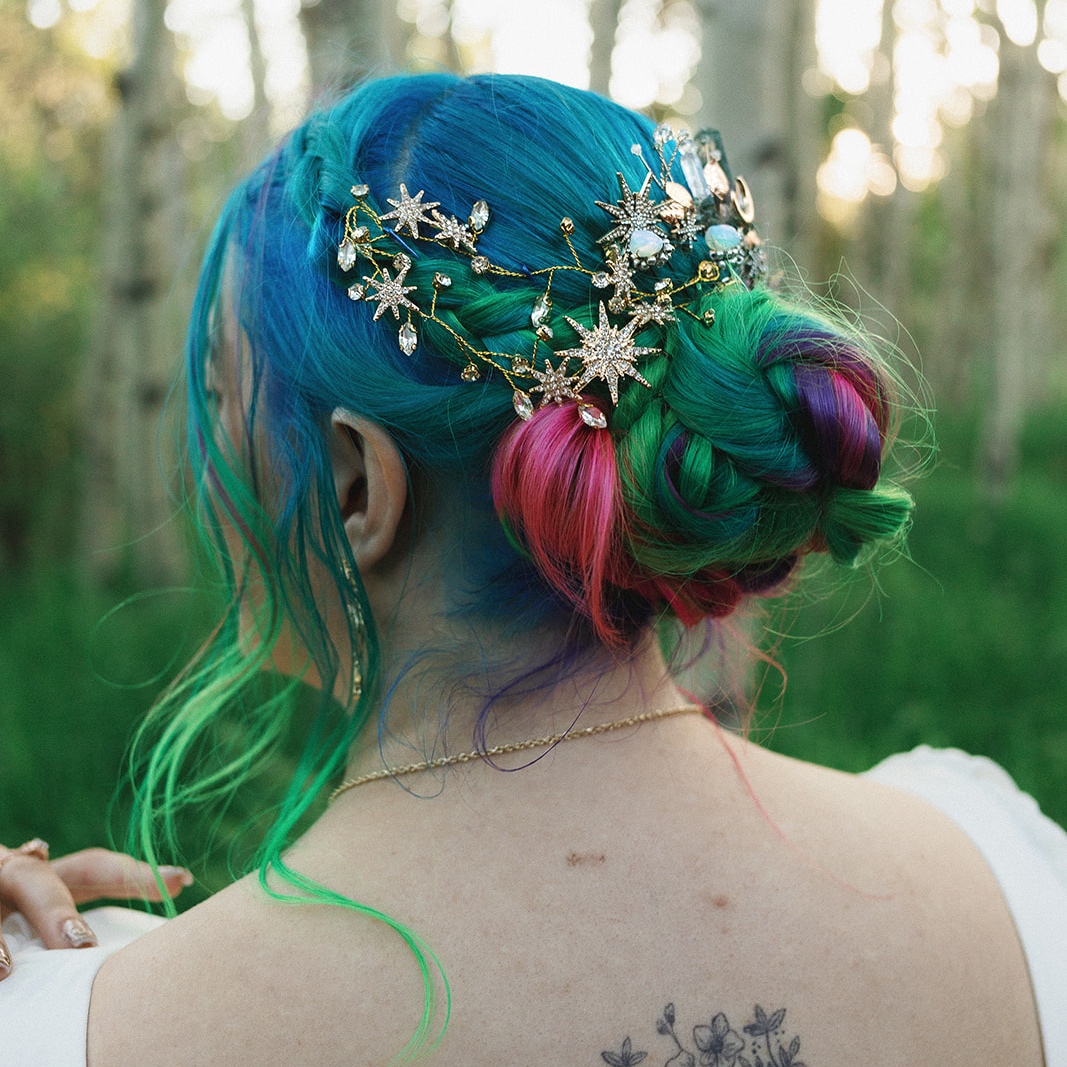 BRIDAL UPDO at Firefly Hair Company LLC in CENTENNIAL, CO