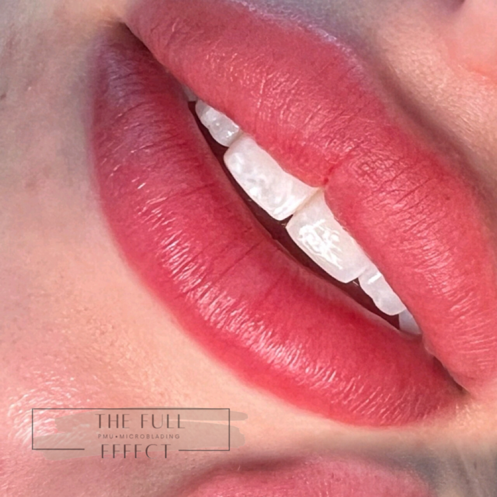 Lip Blush 6 Week Touch Up at The Full Effect Tattoo & Artistry in Victoria, TX