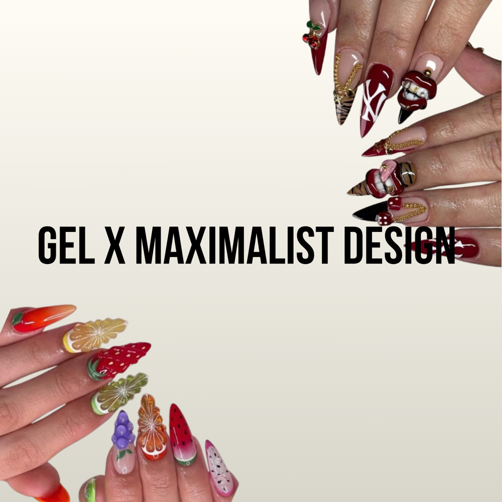 Gel X (Maximalist) at Maria's Nails in Bloomington, IL