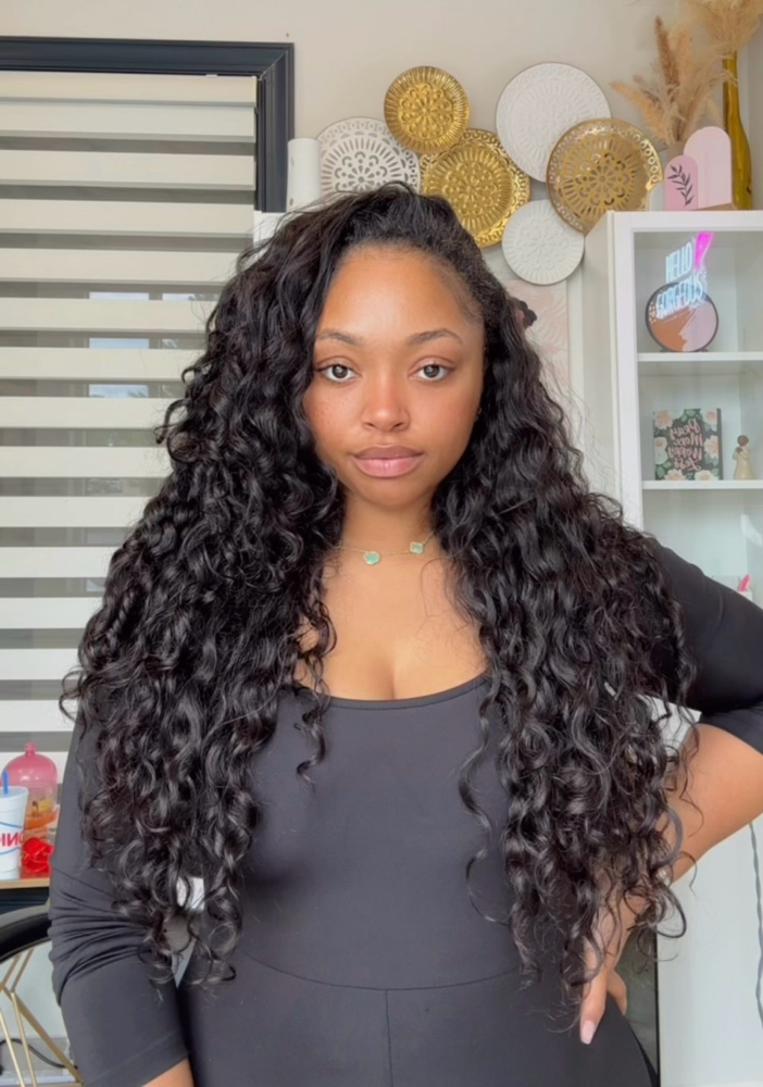 Flip-Over Sewin W/ Hair Included