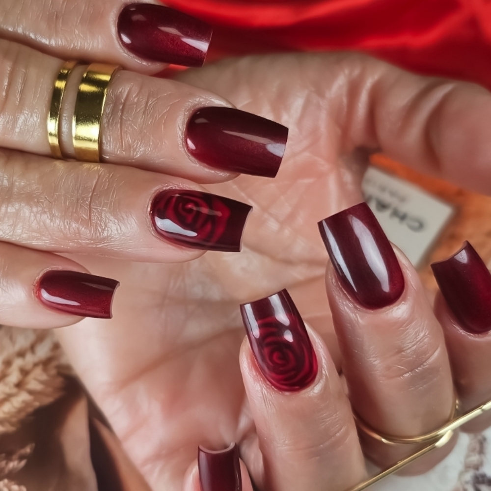 Hybrid Sculpted Extensions at GELLEZA Nail Studio in Noblesville, IN