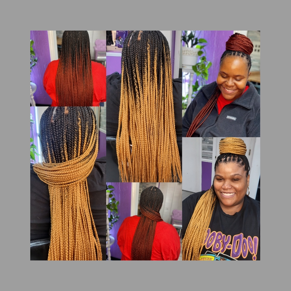 2/ 3 TONES KNOTLESS BRAIDS