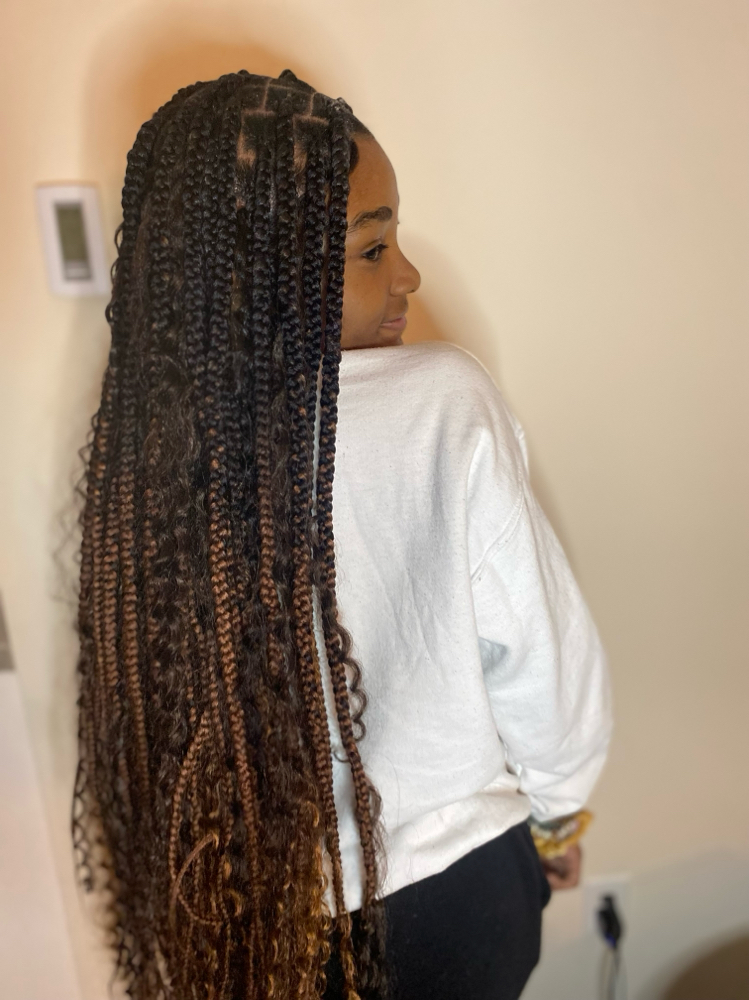 Small Knotless Braids