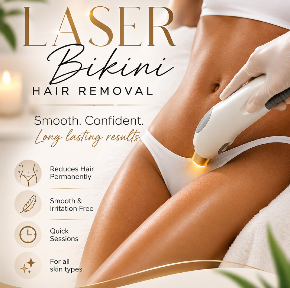 Bikini Line Laser Hair Removal at MediGlow Spa in Spring, TX
