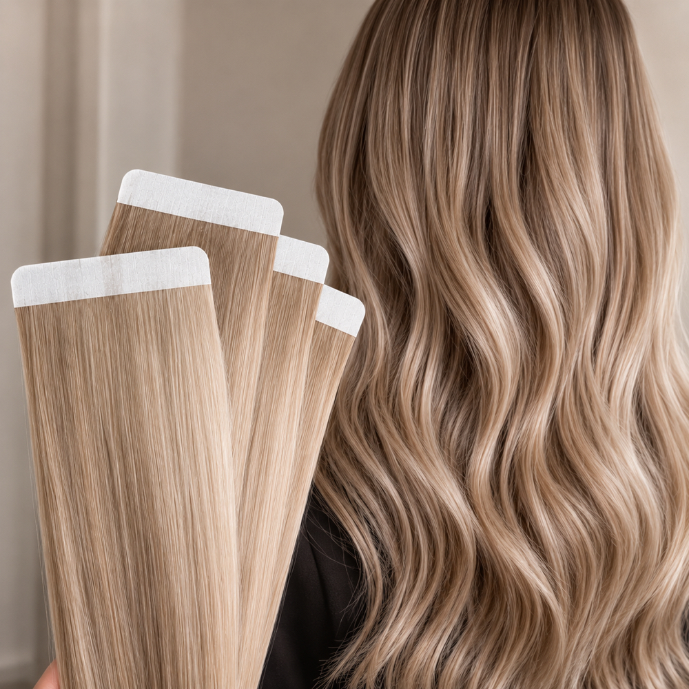 Tape-In Hair Extension Install at Beautymark By Amanda in Frederick, MD