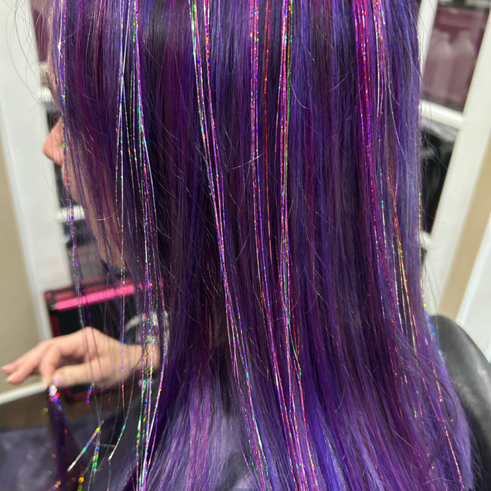 Tinsel Dreamlights at Katina’s Fantasy Hair at Artistic Edge in Eldersburg, MD