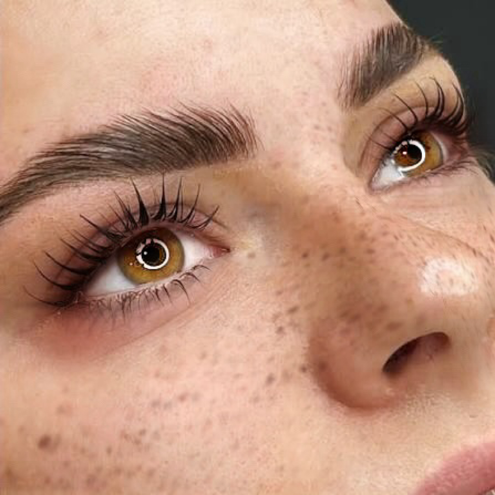 Brow Lamination at Mirrorball Esthetics x Amy in Bethany, OK