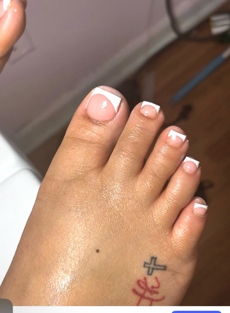 Acrylic Pedicure at Ceradii nails in Indianapolis, IN