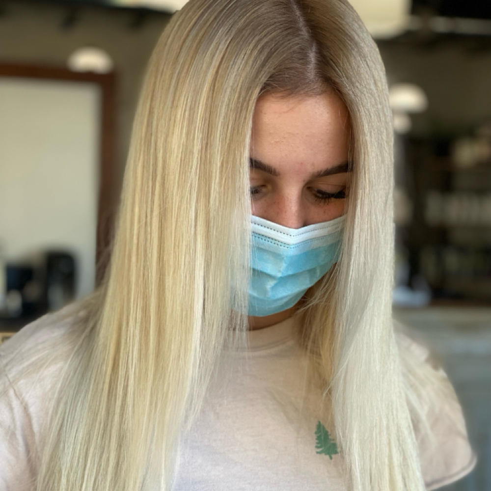 Bleach and tone at Created By Christi in Atlanta, GA