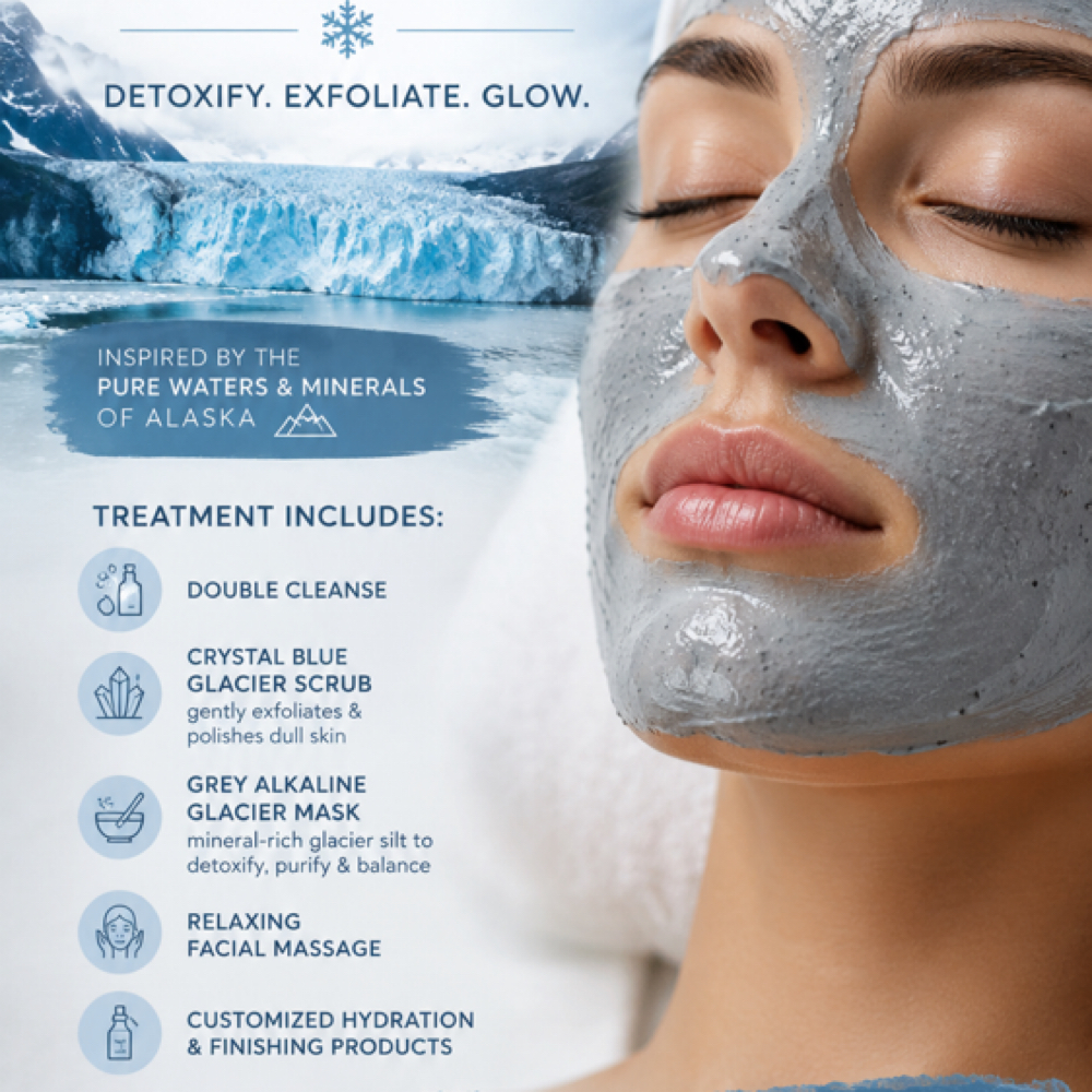 Alaskan Glacier Silt Facial at Brittney Murphy’s Skincare in Windsor, CO