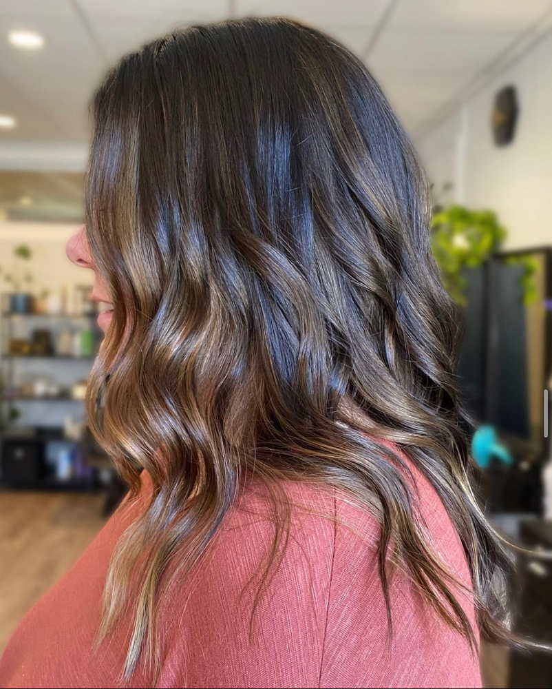 Balayage And Haircut