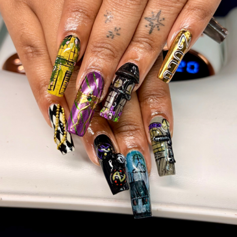 ⋆｡°✩Mood board Freestyle✩°｡⋆ at Nails by Chobe in Clinton, MD