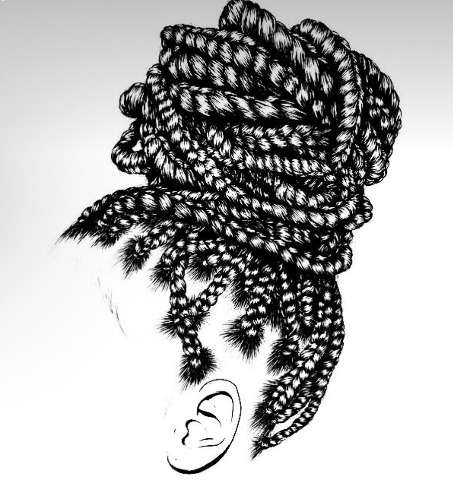 Box Braids or Bohemian (Small)