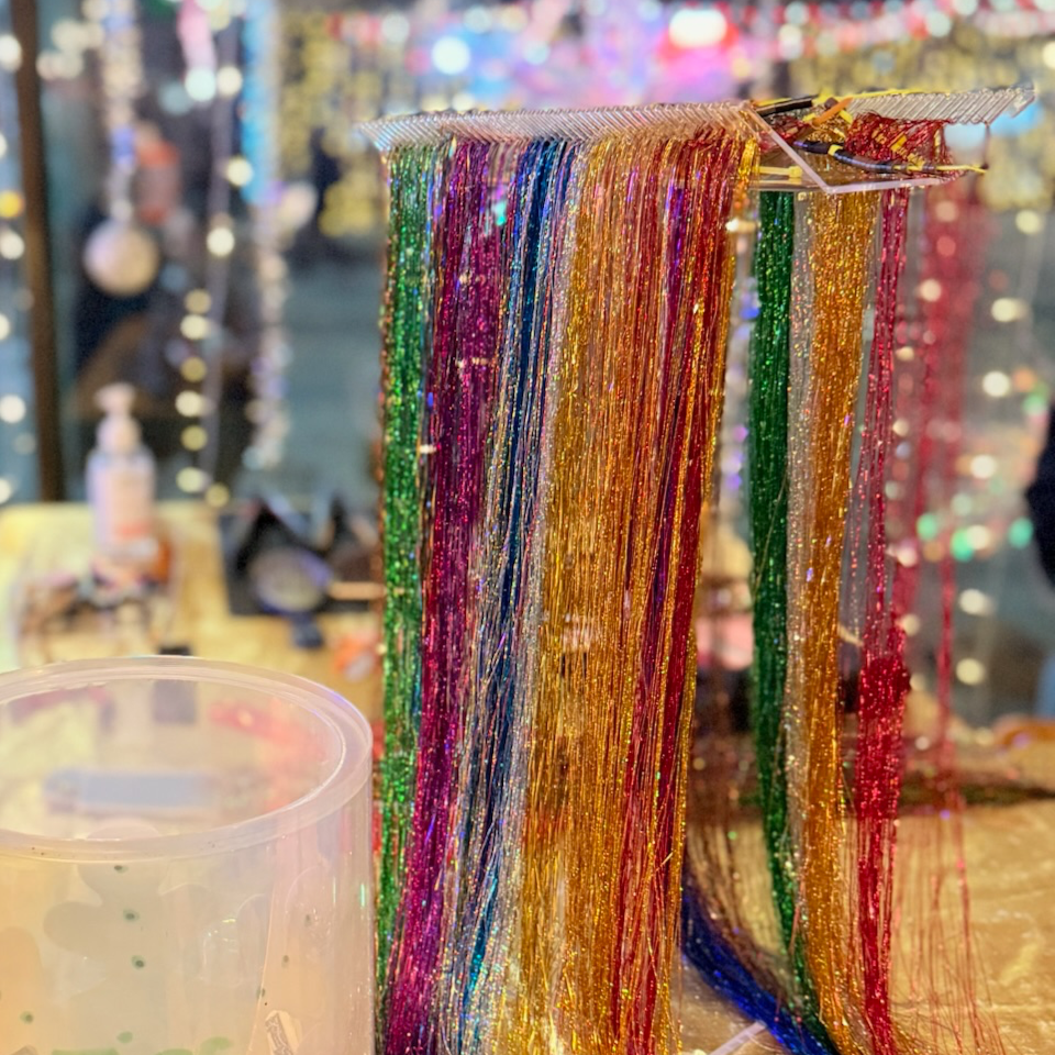 Shimmering Fairy Hair Strands at Blunt Style House in Greensboro, NC