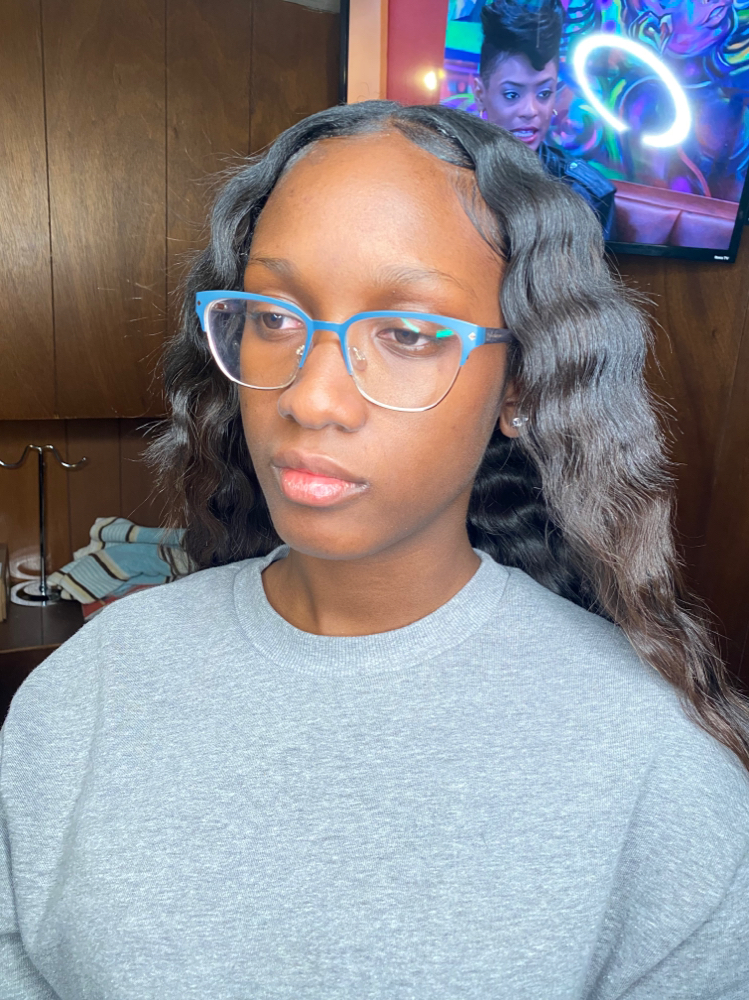 Natural Sew-In W/ Crimps
