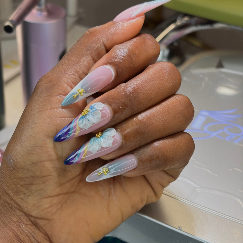 Acrylic X-L at Gharlie Nails in Vero Beach, FL