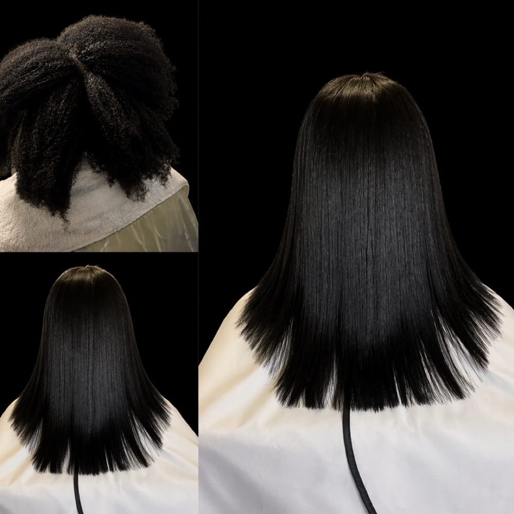 Silk Press + Smoothing Treatment at Beautify Her Llc in Chicago, IL