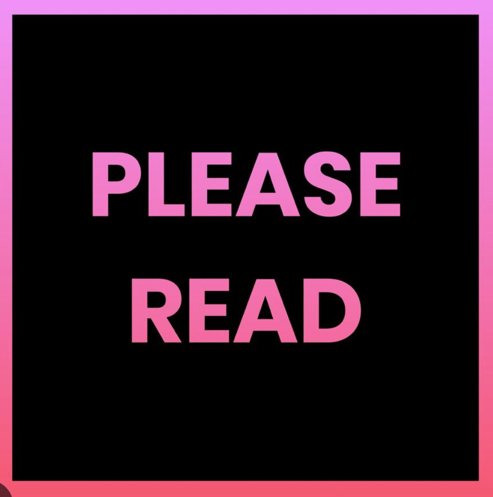 READ BEFORE BOOKING