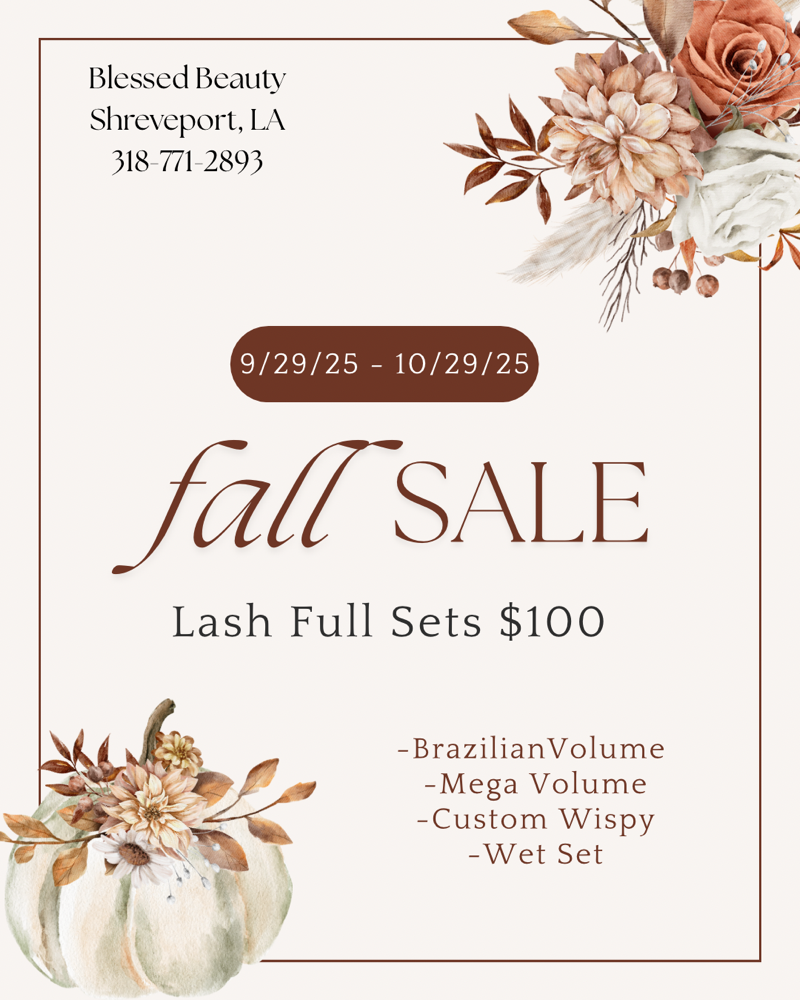 Fall Special Full Set Sale
