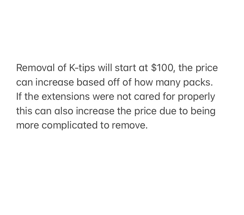 K-tip removal