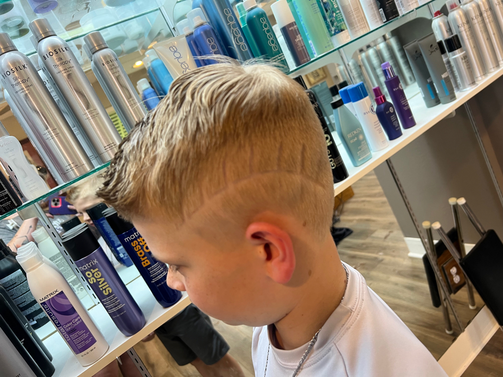 Kids Haircut W/ Desgin