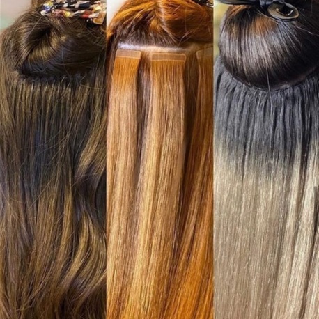 Extensions- Wefts, K-tips, Tape-ins at Bloom Beauty in Vacaville, CA