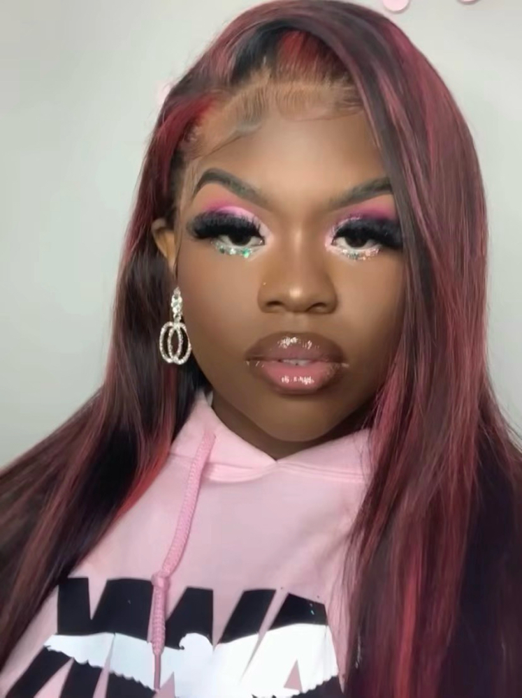 Glitter Makeup Application