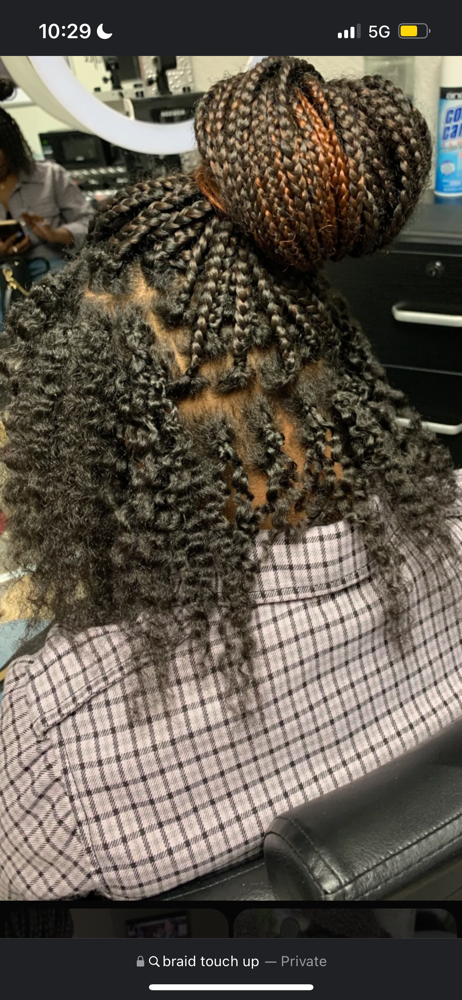 Box Braid Touch Upz