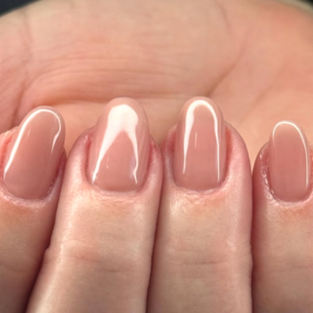 Hard gel three week fill at Marjorie Zotti in Vineyard Haven, MA
