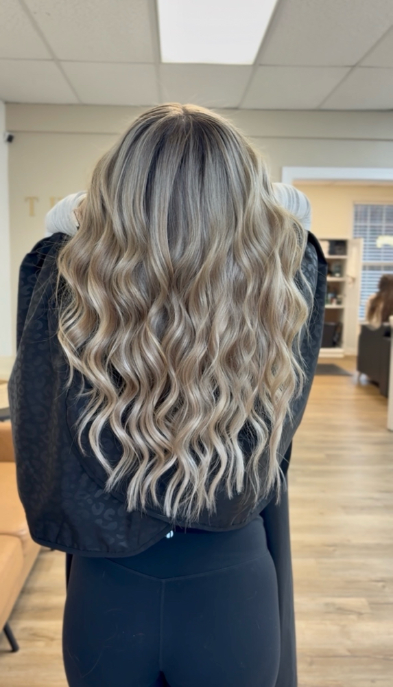 Full Platinum Highlight at Hair by Ash in Powhatan, VA