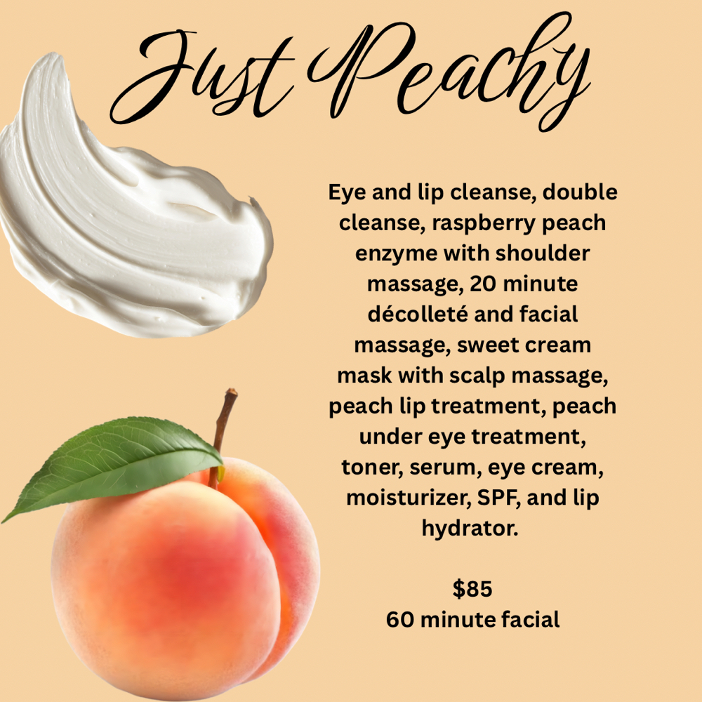 Just Peachy Facial at Magnolia Salon & Spa in Harriman, TN