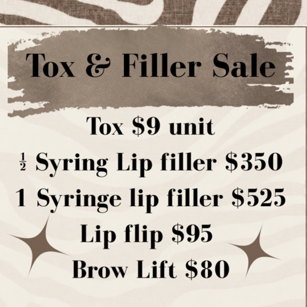 Sep 29-oct 31 Sale- Half Syringe at Boho Bliss Aesthetics LLC in Crosby, TX
