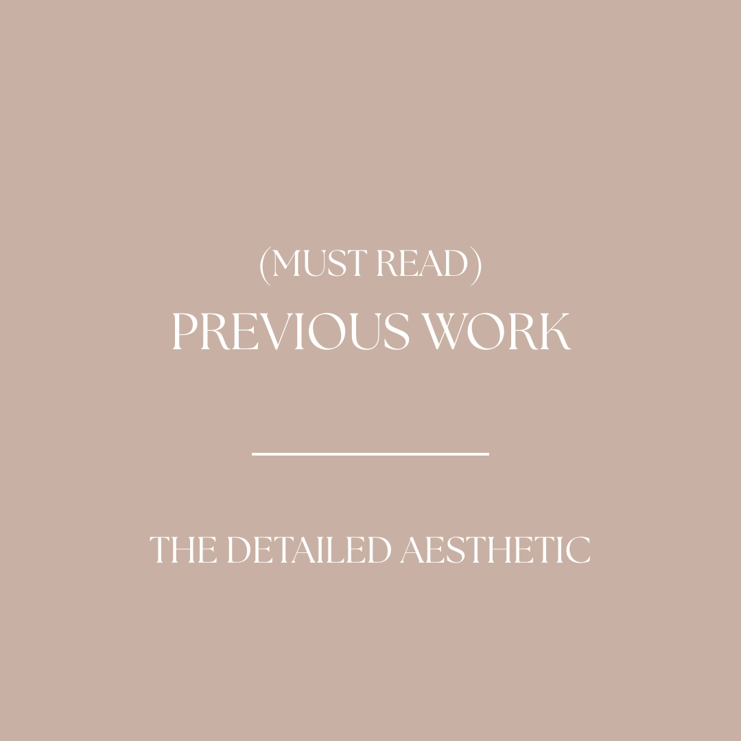 Previous Work (MUST READ)