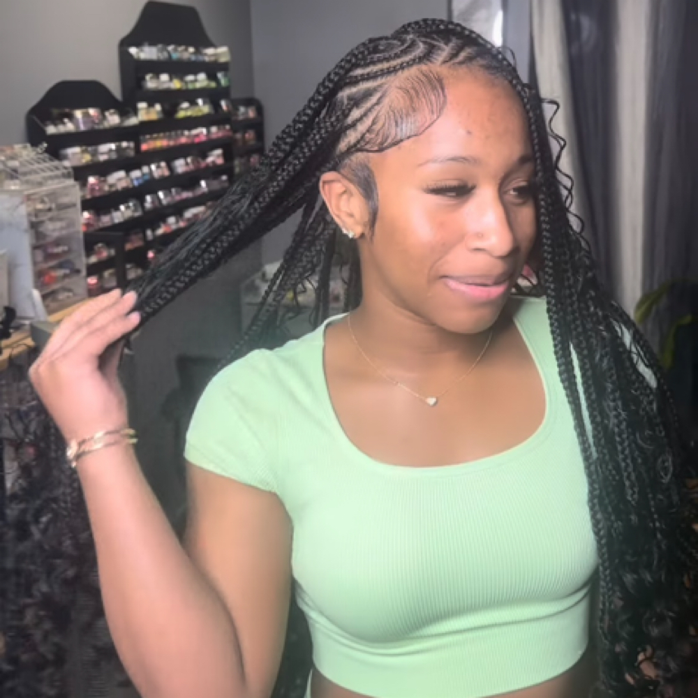 Fulani Flip Braids at HairByZhordanReignn in Smyrna, TN