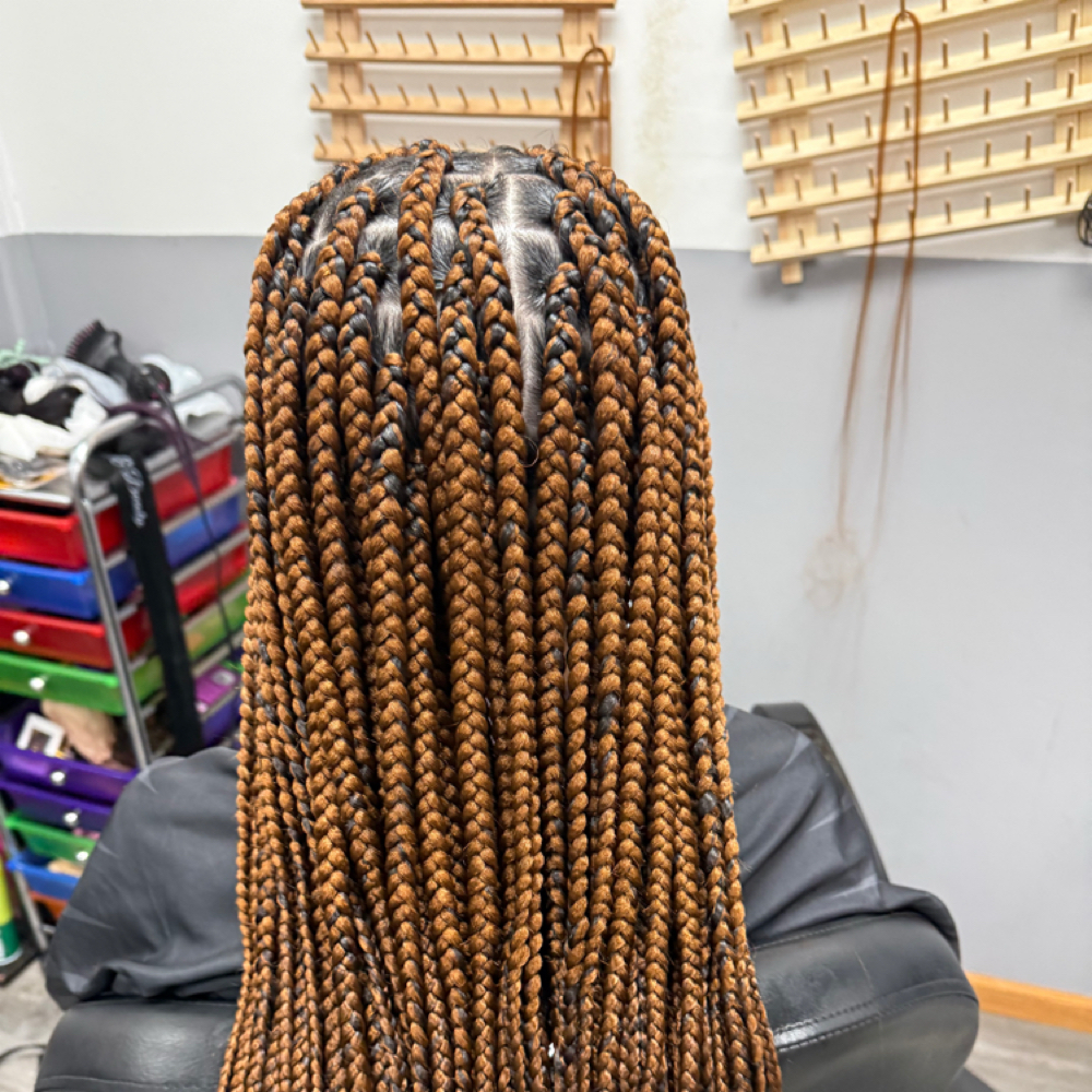 Medium Box Braids at Bb hair & Beauty LLC in Lincoln, NE