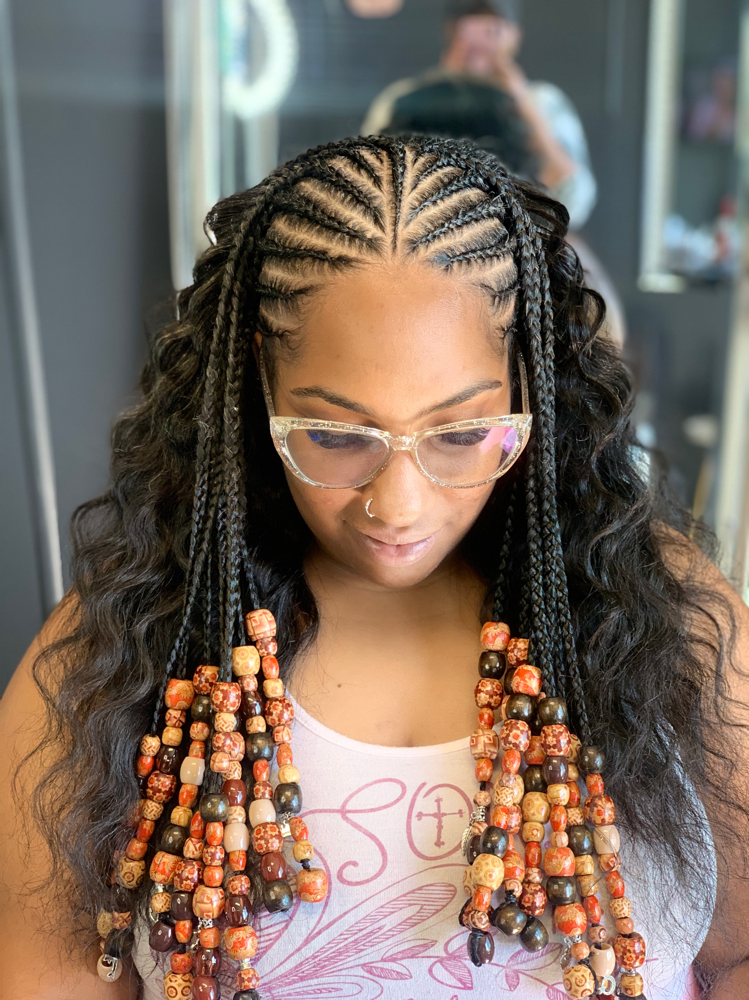 Half Feed-ins Half Weave