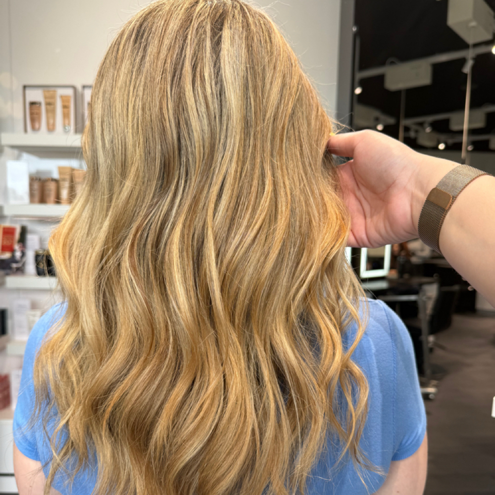 FULL HIGHLIGHT + HAIRCUT at Sammistylist Hair in Bryan, TX