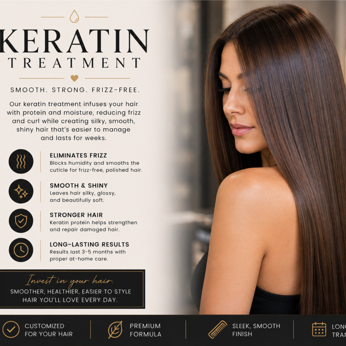Keratin Treatment Only at Jeremiah Jacob Levin Hairstyling in Coronado, CA