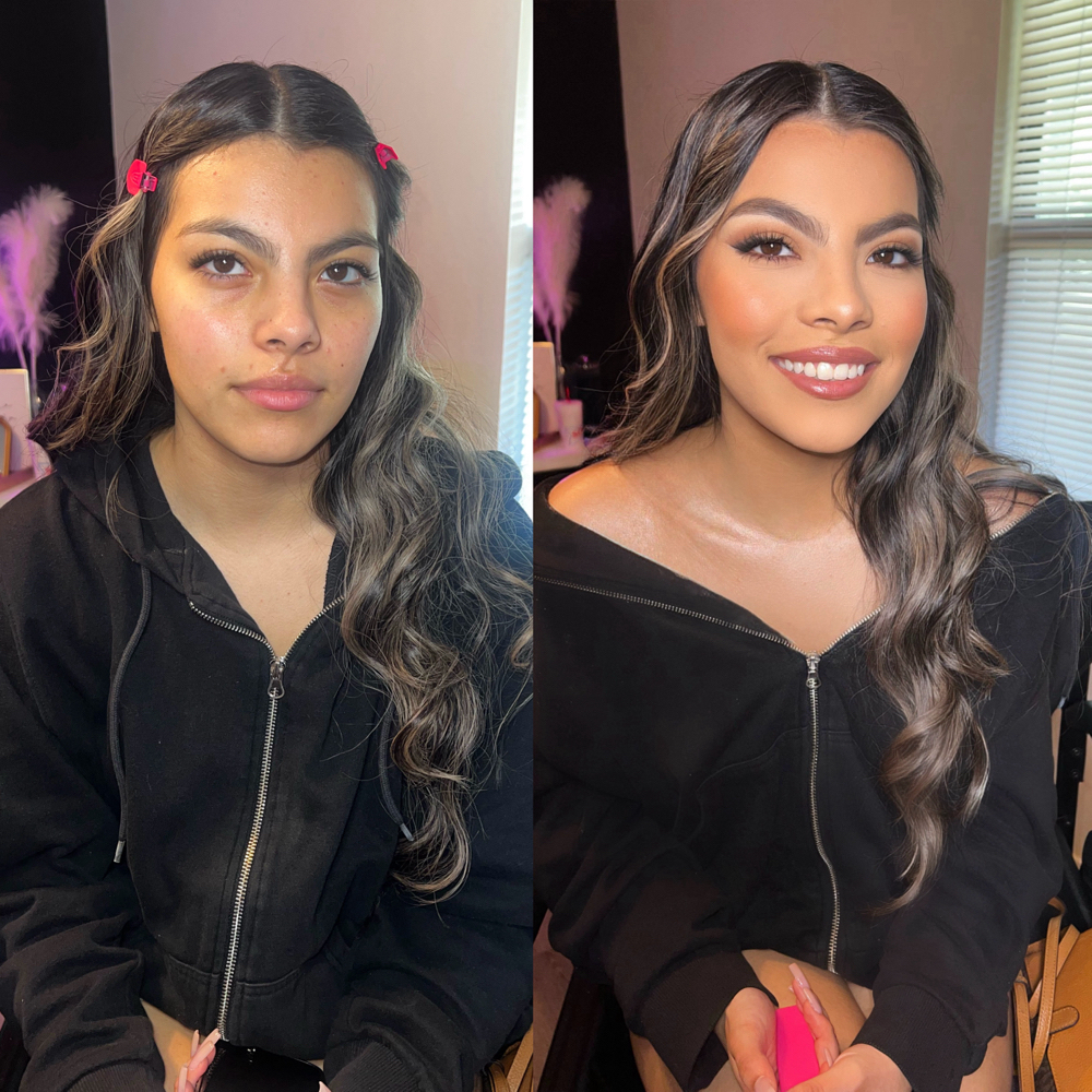 Natural/Full Face Glam(In Salon)
