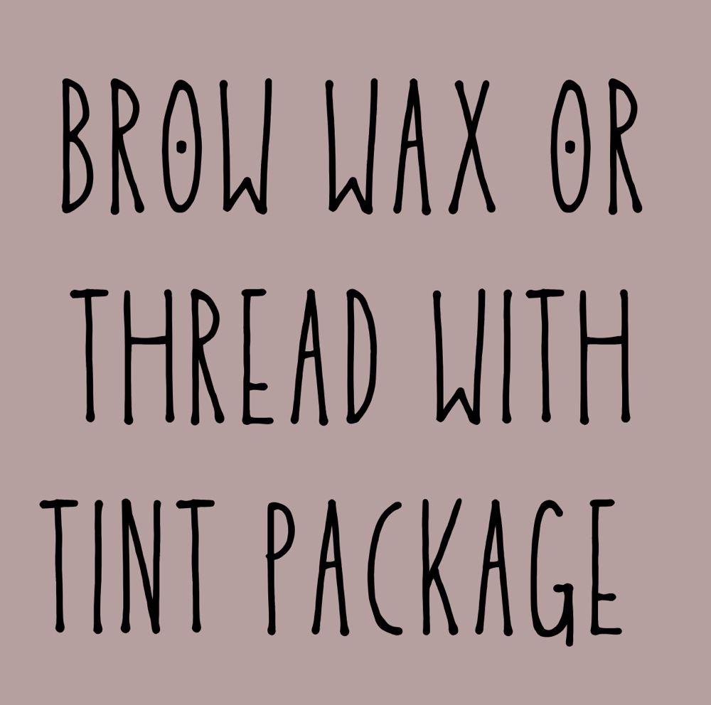 Brow Wax Or Thread With Tint