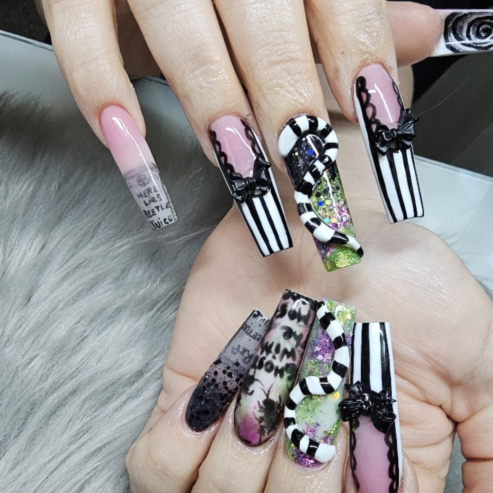 Junkie set at Nail'd Studio By Borii in greenville, TX