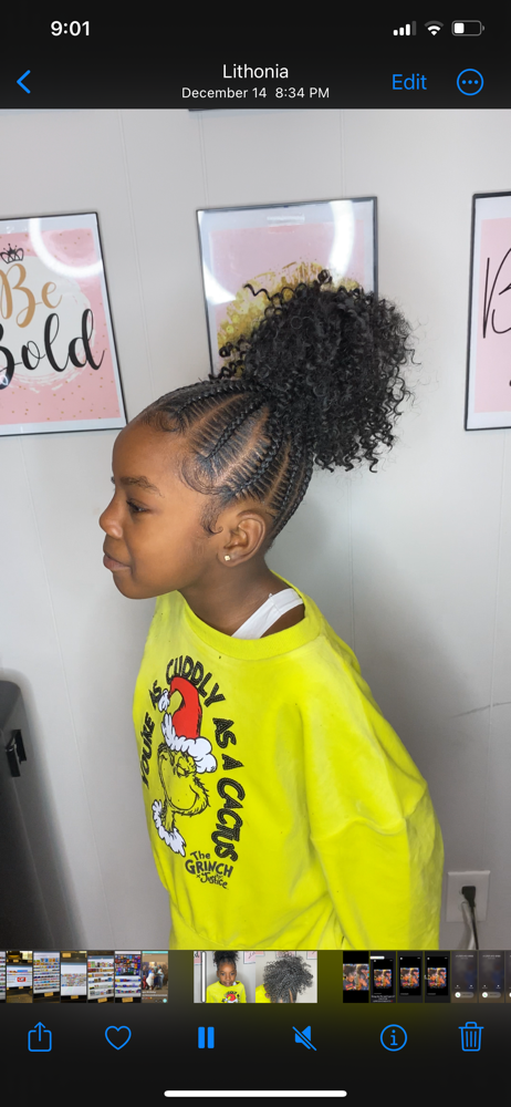Kids (6-12yrs) Stitch Ponytail