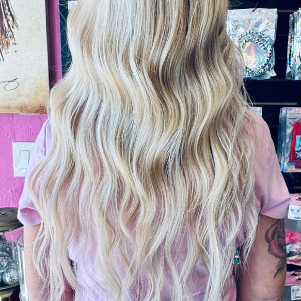 Custom highlights (full) at Bless Your Hair Saloon in North fort Myers, FL