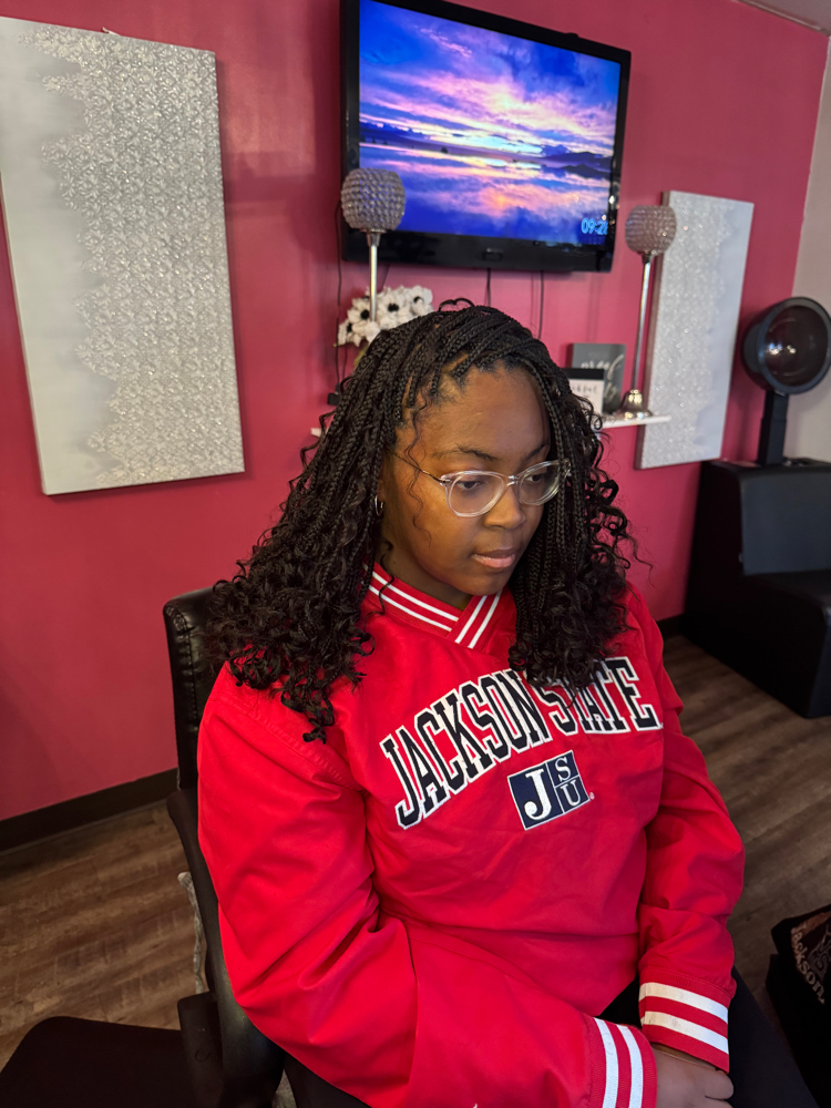 Small Short Boho Knotless💜 at Braids By Tk 💜 in Sherwood, AR