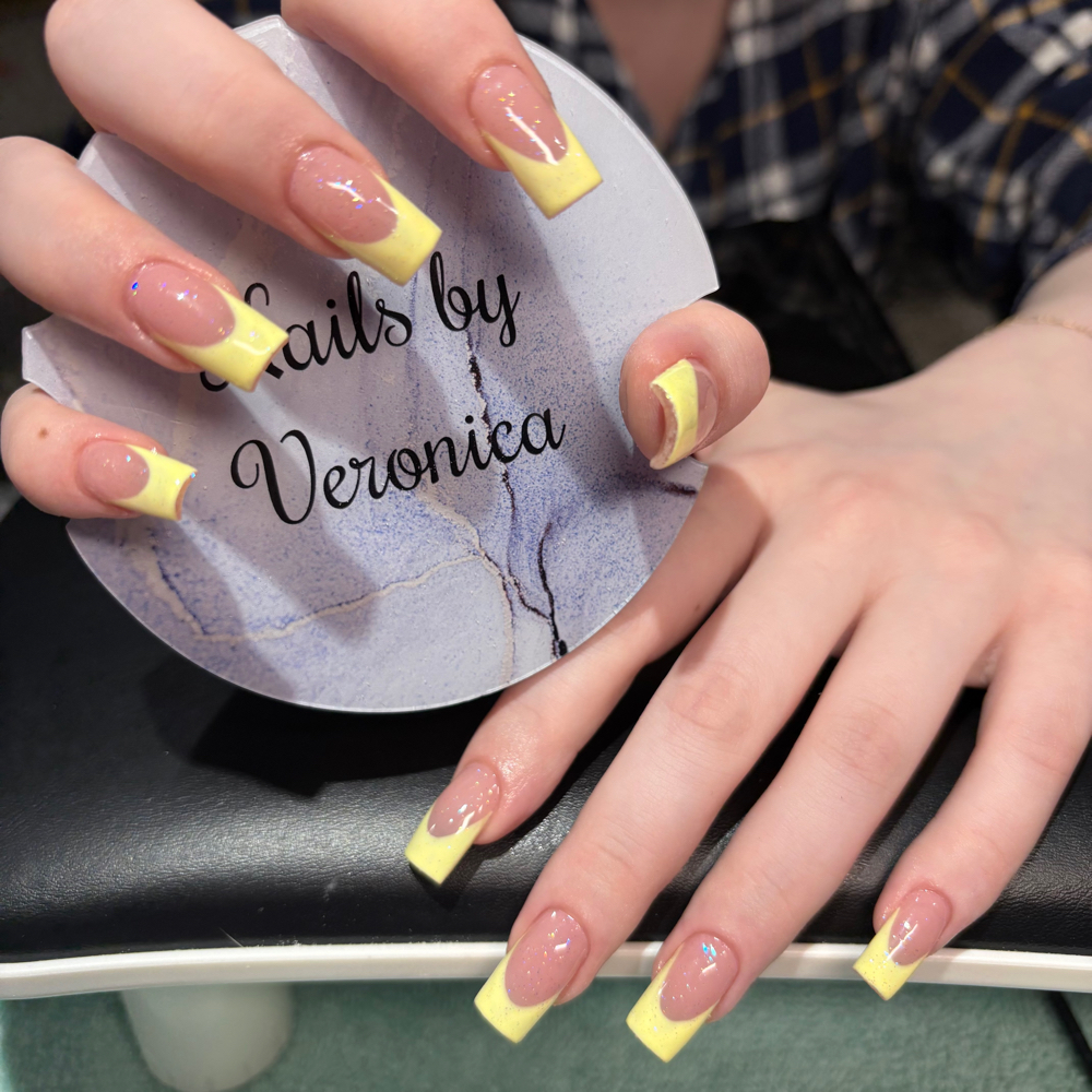 Hard gel Overlay at Veesionary Nails in Coram, NY