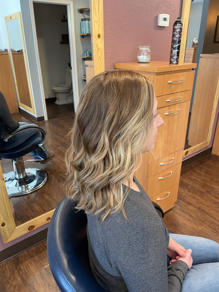 Specialty Blonding With Haircut